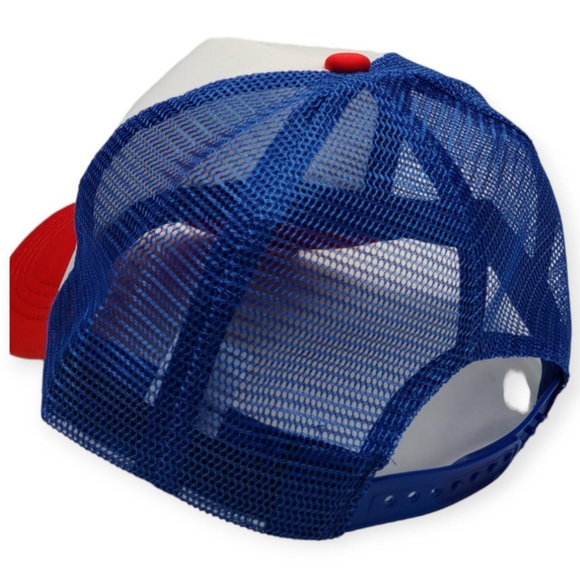 New Unisex USA Flag Heart Snapback Cap Hat - Picture 2 of 4